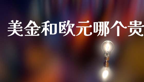美金和欧元哪个贵_https://www.fsyjjx.cn_期货研报_第1张