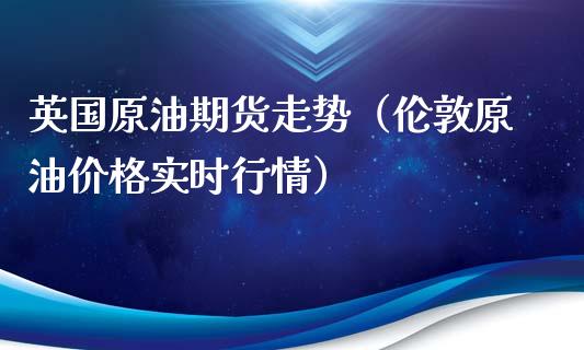 英国原油期货走势（伦敦原油价格实时行情）_https://www.fsyjjx.cn_期货资讯_第1张