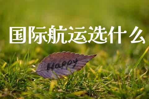 国际航运选什么_https://www.fsyjjx.cn_期货资讯_第1张