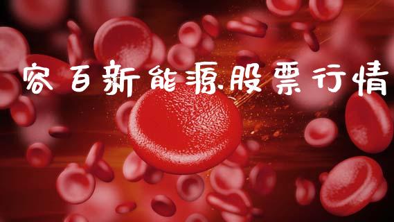 容百新能源股票行情_https://www.fsyjjx.cn_股票指导_第1张