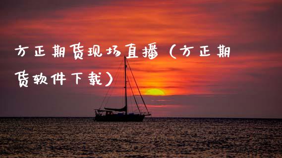 方正期货现场直播（方正期货软件下载）_https://www.fsyjjx.cn_期货在线_第1张