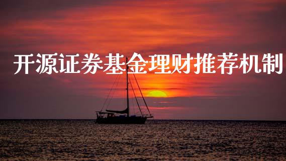 开源证券基金理财推荐机制_https://www.fsyjjx.cn_问财精选_第1张