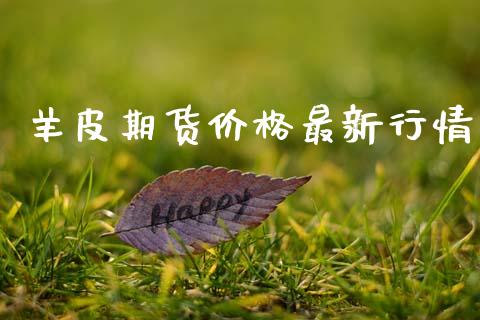 羊皮期货价格最新行情_https://www.fsyjjx.cn_期货资讯_第1张
