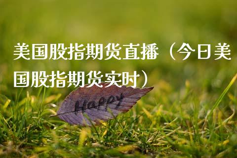 美国股指期货直播（今日美国股指期货实时）_https://www.fsyjjx.cn_期货在线_第1张