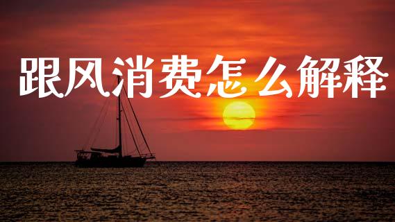 跟风消费怎么解释_https://www.fsyjjx.cn_股指期货_第1张