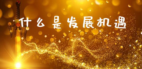 什么是发展机遇_https://www.fsyjjx.cn_股票指导_第1张