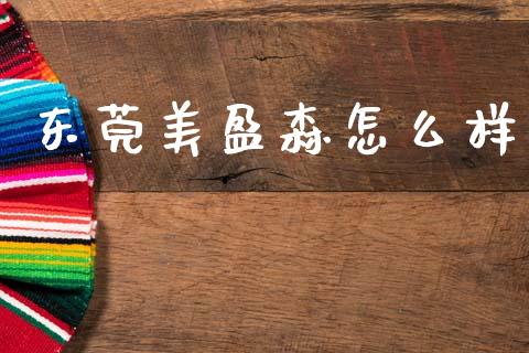 东莞美盈森怎么样_https://www.fsyjjx.cn_股票指导_第1张
