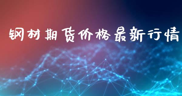 钢材期货价格最新行情_https://www.fsyjjx.cn_期货资讯_第1张