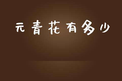 元青花有多少_https://www.fsyjjx.cn_股票指导_第1张
