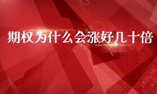 期权为什么会涨好几十倍_https://www.fsyjjx.cn_期货研报_第1张