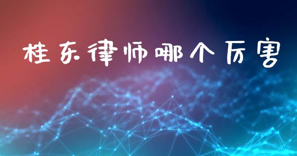 桂东律师哪个厉害_https://www.fsyjjx.cn_股市分析_第1张