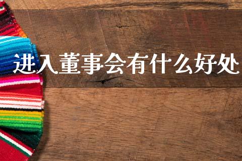 进入董事会有什么好处_https://www.fsyjjx.cn_问财精选_第1张