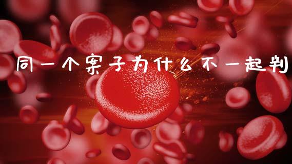 同一个案子为什么不一起判_https://www.fsyjjx.cn_期货研报_第1张
