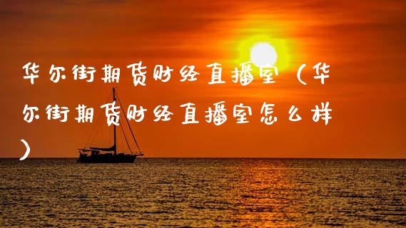 华尔街期货财经直播室（华尔街期货财经直播室怎么样）_https://www.fsyjjx.cn_期货在线_第1张