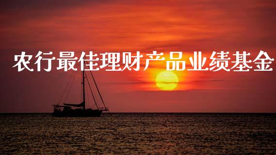 农行最佳理财产品业绩基金_https://www.fsyjjx.cn_问财精选_第1张