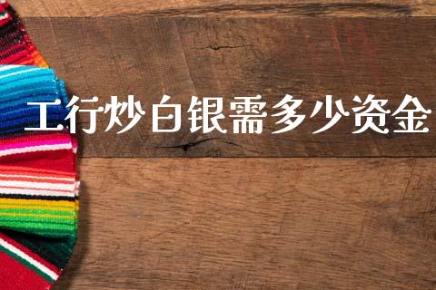 工行炒白银需多少资金_https://www.fsyjjx.cn_股票指导_第1张