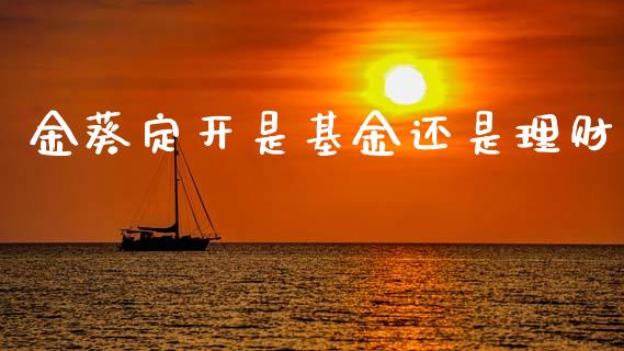 金葵定开是基金还是理财_https://www.fsyjjx.cn_问财精选_第1张
