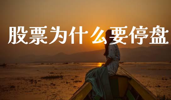 股票为什么要停盘_https://www.fsyjjx.cn_股指期货_第1张