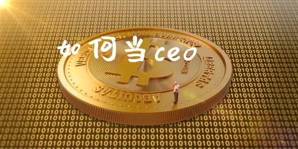 如何当ceo_https://www.fsyjjx.cn_理财资讯_第1张