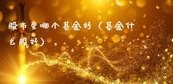 股市里哪个基金好（基金什么股好）_https://www.fsyjjx.cn_理财资讯_第1张