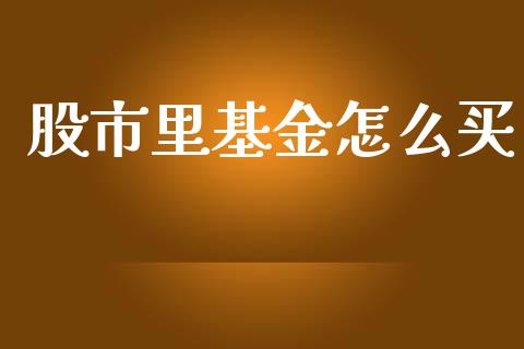 股市里基金怎么买_https://www.fsyjjx.cn_问财精选_第1张