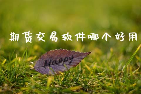 期货交易软件哪个好用_https://www.fsyjjx.cn_期货研报_第1张