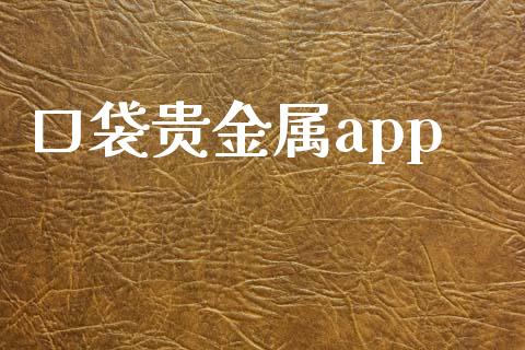 口袋贵金属app_https://www.fsyjjx.cn_期货研报_第1张