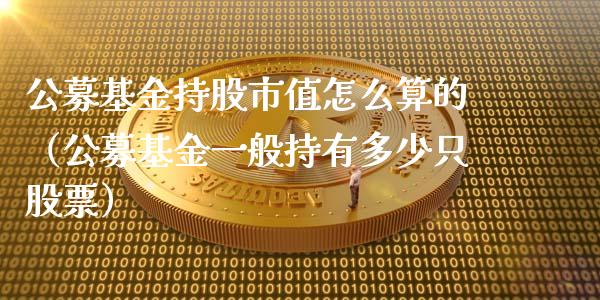 公募基金持股市值怎么算的（公募基金一般持有多少只股票）_https://www.fsyjjx.cn_理财资讯_第1张