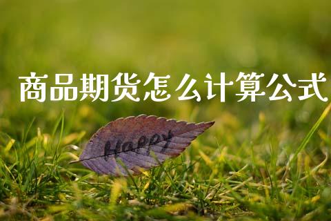 商品期货怎么计算公式_https://www.fsyjjx.cn_股票指导_第1张