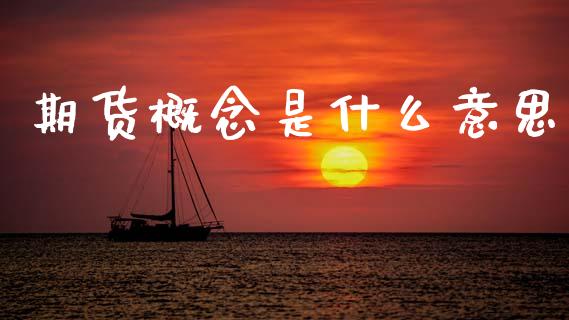 期货概念是什么意思_https://www.fsyjjx.cn_期货研报_第1张