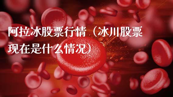 阿拉冰股票行情（冰川股票现在是什么情况）_https://www.fsyjjx.cn_股票指导_第1张