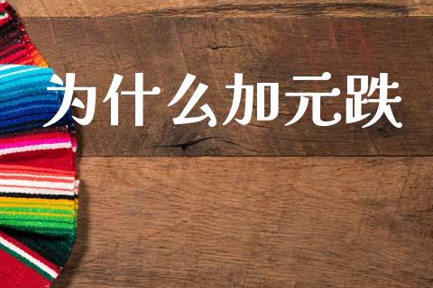 为什么加元跌_https://www.fsyjjx.cn_股票指导_第1张