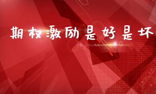 期权激励是好是坏_https://www.fsyjjx.cn_期货资讯_第1张
