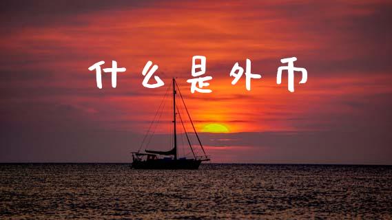 什么是外币_https://www.fsyjjx.cn_理财资讯_第1张