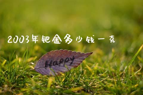 2003年钯金多少钱一克_https://www.fsyjjx.cn_期货研报_第1张