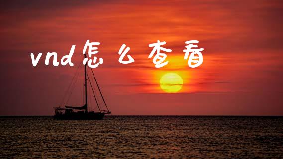 vnd怎么查看_https://www.fsyjjx.cn_问财精选_第1张