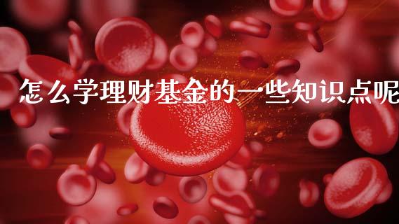 怎么学理财基金的一些知识点呢_https://www.fsyjjx.cn_问财精选_第1张