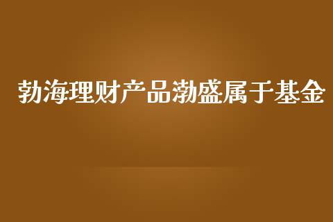 勃海理财产品渤盛属于基金_https://www.fsyjjx.cn_理财资讯_第1张