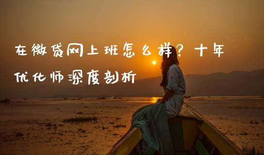 在微贷网上班怎么样？十年优化师深度剖析_https://www.fsyjjx.cn_问财精选_第1张