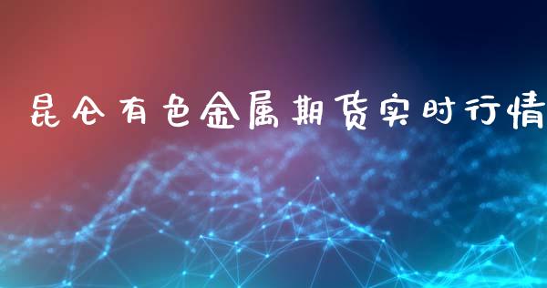 昆仑有色金属期货实时行情_https://www.fsyjjx.cn_期货资讯_第1张