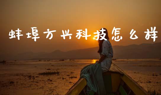 蚌埠方兴科技怎么样_https://www.fsyjjx.cn_股指期货_第1张