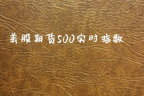 美股期货500实时指数_https://www.fsyjjx.cn_期货资讯_第1张