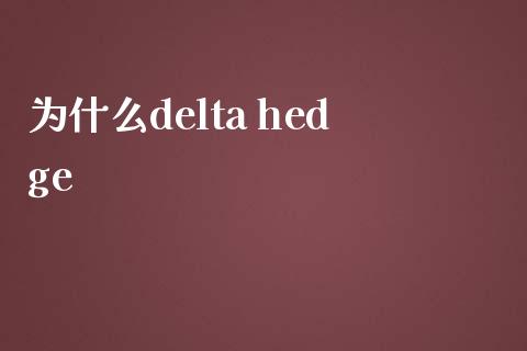 为什么delta hedge_https://www.fsyjjx.cn_理财资讯_第1张