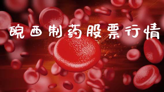 皖西制药股票行情_https://www.fsyjjx.cn_股市分析_第1张