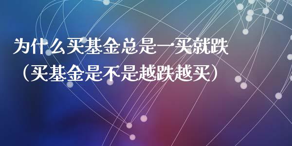 为什么买基金总是一买就跌（买基金是不是越跌越买）_https://www.fsyjjx.cn_问财精选_第1张