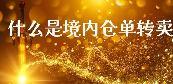 什么是境内仓单转卖_https://www.fsyjjx.cn_股市分析_第1张