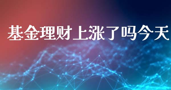 基金理财上涨了吗今天_https://www.fsyjjx.cn_问财精选_第1张