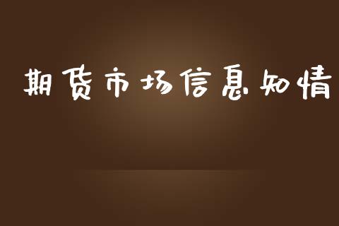 期货市场信息知情_https://www.fsyjjx.cn_期货资讯_第1张