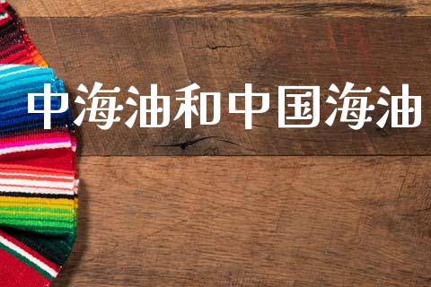 中海油和中国海油_https://www.fsyjjx.cn_期货在线_第1张