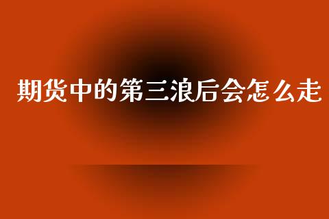 期货中的第三浪后会怎么走_https://www.fsyjjx.cn_期货在线_第1张